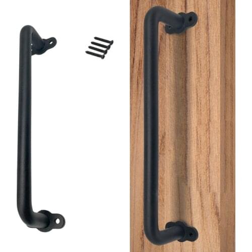 Heavy Duty 11 Inches Cast Iron Sliding Barn Door Pull Design To Sliding Barn Door Gates Garages Cabinets