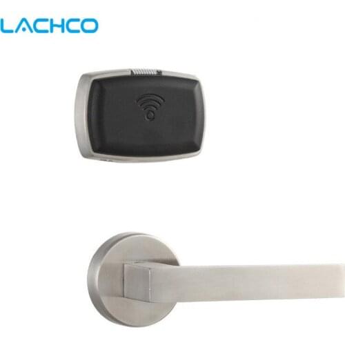 LACHCO Smart Electronic Door Lock RFID Card with Key Lock For Home Office Hotel Room Split Design L16063STC