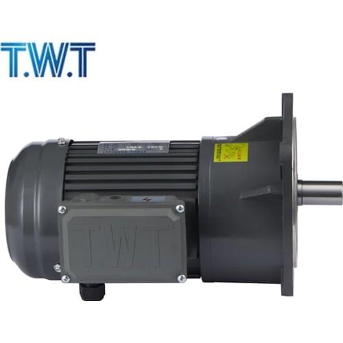 High torque low rpm vertical or horizontal 1 hp 3 phase AC gear motor