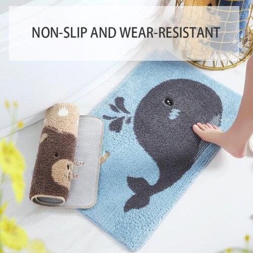 Ant-slip Bath Mat Absorbent Durable Floor Rugs for Bedroom Multi-function Dust-proof Soft Entrance Door Mat Bathroom Accessories