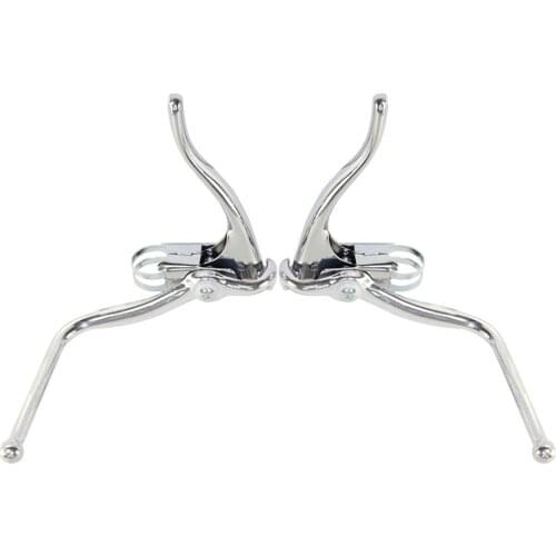Handlebar Brake Levers Silver Aluminum Alloy Cycling Component Maintenance