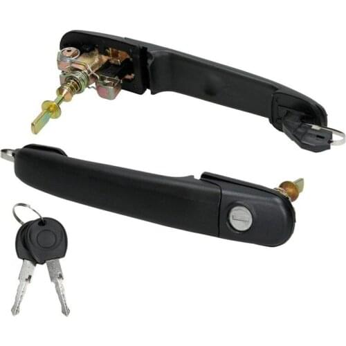 6N0837207C/D 2PCS FRONT LEFT RIGHT DOOR HANDLE WITH 2 SAME KEYS FOR POLO 6N 6N1 6N2 SHARAN SEAT ALHAMBRA GALAXY