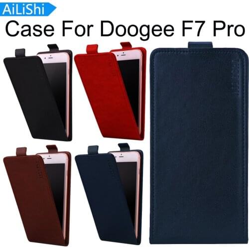 AiLiShi New Arrive PU Leather Case Top Quality Protective Cover Skin Up And Down Flip For Doogee F7 Pro Case Hot With Card Slot