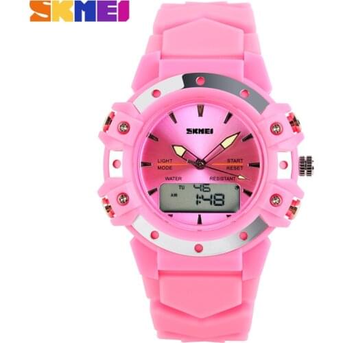Skmei Dual Time casual digital women/men dress sports jelly military watches Christmas Gift 3AT waterproof Silicon wristwatches