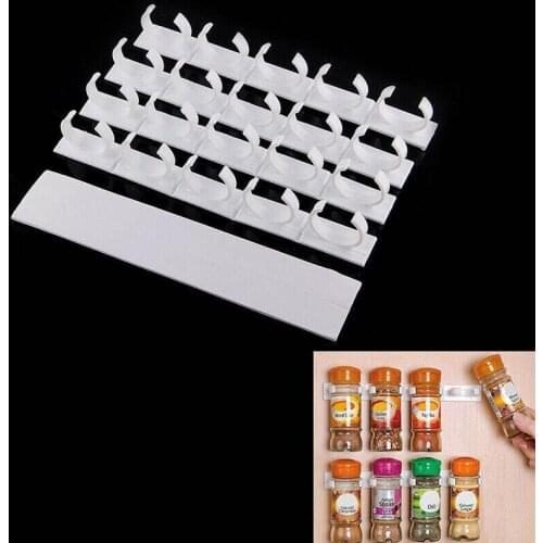 Spice holder kitchen pot holder a set of four five hole simple storage rack Strong and durable