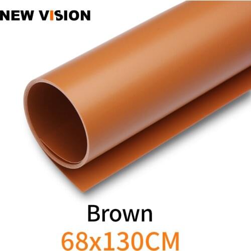 Brown 68X130cm 27*51inch Photography Backdrop Paper Matte PVC Vinyl Seamless Background Seamless Water-proof