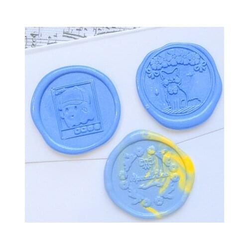 The fox rabbit Stamp Head Custom Wax Seal Heads Stamps Postage Journal Package Wedding Gifts Envelope Handmade Tools