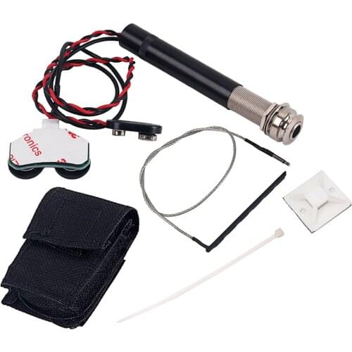 Guitar Piezo Pickup Endpin Jack Base Kit For Acoustic