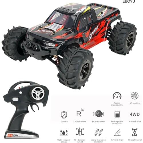 JJRC Q125 Waterproof RC Car 1:12 Scale 2.4G Amphibious Climbing Remote Control Vehicle RC Crawler Truck Toy RTR