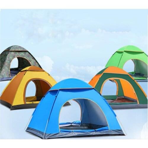 Quick Automatic Opening Outdoor Climbing Camping Camouflage Tent Spring Summer Autumn Tent 200*200*135cm Outdoor Travel tent