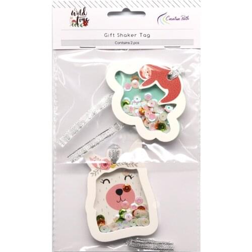 CRZCrafter Shaker Tags Embellishments DIY Crafts For Scrapbooking Cardmaking Journal Gift Decorations