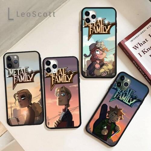 Metal family Phone Case for iPhone 11 12 mini pro XS MAX 8 7 6 6S Plus X 5S SE 2020 XR