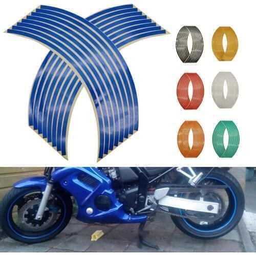 Motorcycle Wheels Stickers Decoration Stripe 3D Reflective Rim Sticker For BMW C 600 650 Sport C 650 400 GT F 650 700 GS F800GT
