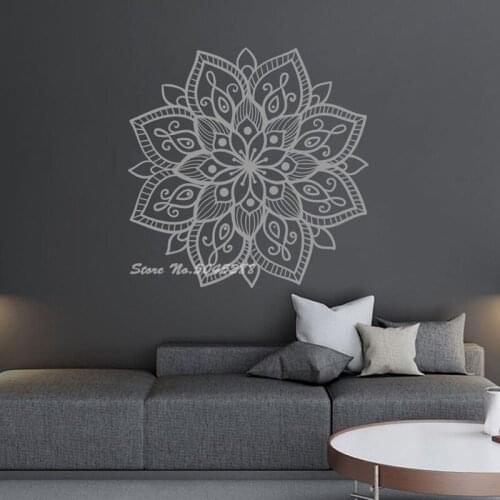 Mandala Wall Decal Design Decal Mandala Decal Boho Chic Decor Boho Decor Bedroom Yoga Stickers Gift Fashion Wallpapers Z326