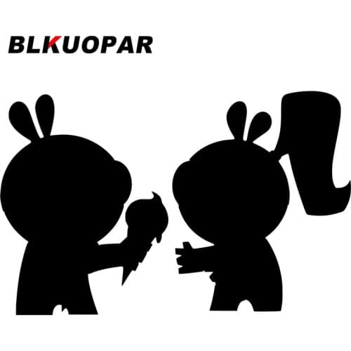 BLKUOPAR for Girl Car Stickers Waterproof Fashionable Decals Simple Windows Air Conditioner Decor Car Door Protector