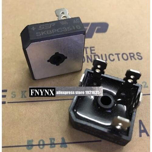 10PCS Original Three Phase 5P Bridge Rectifier 35A1600V SKBPC3516