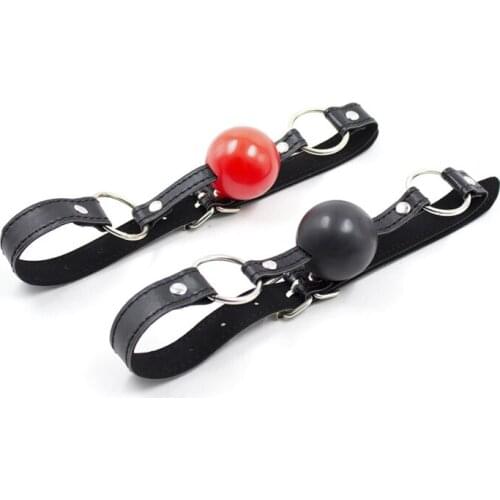 Couple Silicone Gag Ball BDSM Bondage Restraints Open Mouth Breathable Sex Ball Harness Strap Gag Sex Toy for Women Accessories
