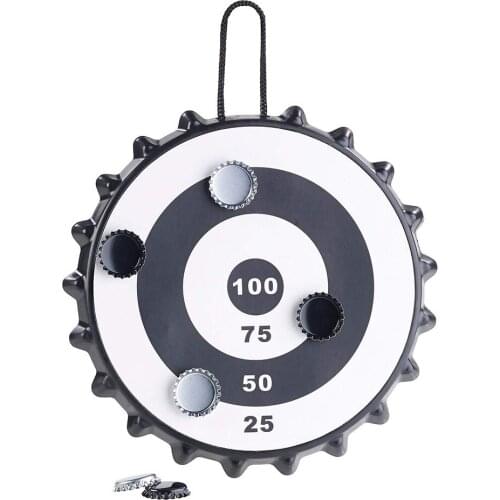 Beer Cap Magnetic Dart Three-color Party Game Bottle Cap Magnetic Target Game Child Safety Dart Board Game Toy
