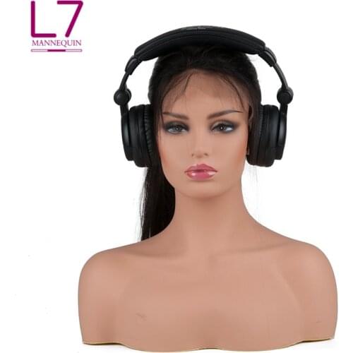 PVC Female Mannequin Head Bust Sale For Wig Jewelry And Hat Display