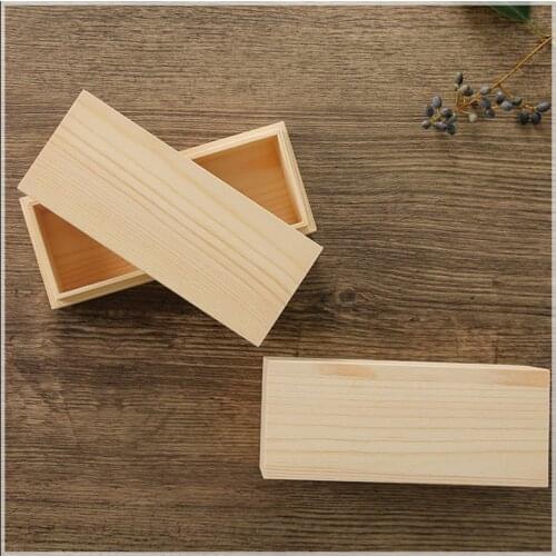 Special offer wooden box Pine heaven and earth cover wooden box Retro wooden box Storage box Rectangular Packaging box