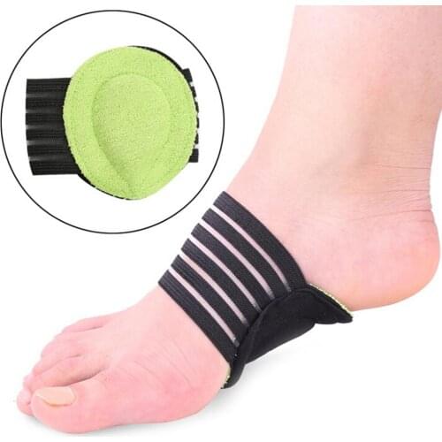 2 pcs Correct Flat Foot Arch Support Orthopedic Insoles Women Men Half Shoe Insoles Feet Car Mat Breathable Shoes Pad T0007