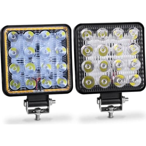 4inch 48W LED Work Light Bar 16barra OffRoad 12V24V Spot LED Light Bar for Truck SUV 4WD 4x4 Boat ATV Jeep Tractor DRL Fog Light