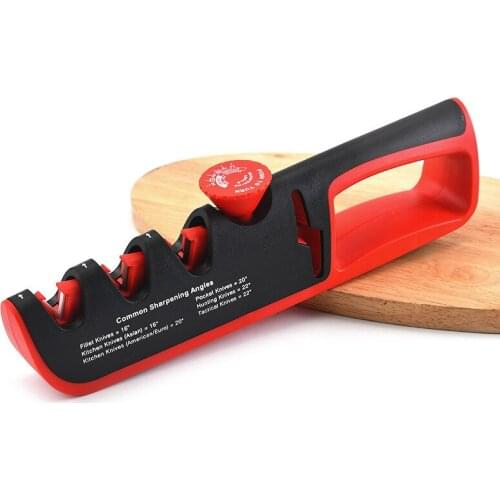 New 4 in 1 sharpener sharpening stone kitchen tools grinding grind system machine daily sharpening coarsegeinding