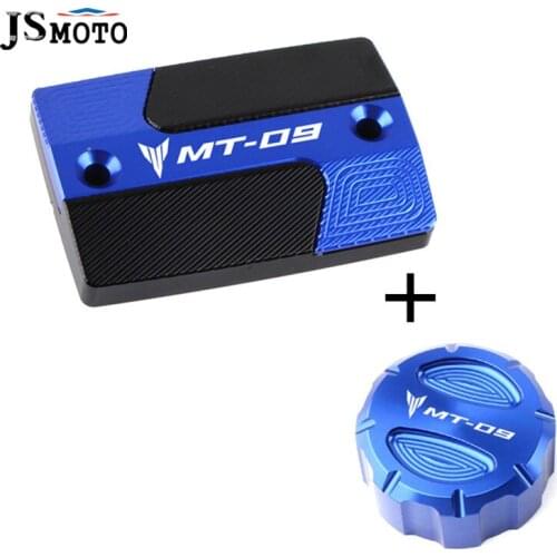 For Yamaha MT-09 MT09 MT 09 2014-2021 Motorcycle CNC Rear & Front Brake Fluid Reservoir Cap Oil Cylinder Cover High Quality