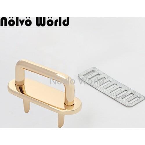 10-50pcs 25*9mm inside 6 colors metal arch bridge for woman purse connect zinc alloy u-shape bag accessories