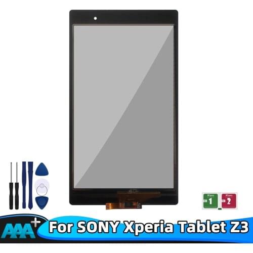 100% Tested NEW 8 Inch Tablet PC Touch Screen Digitizer For SONY Xperia Z3 Compact SGP612 SGP621 SGP641 Free Tools