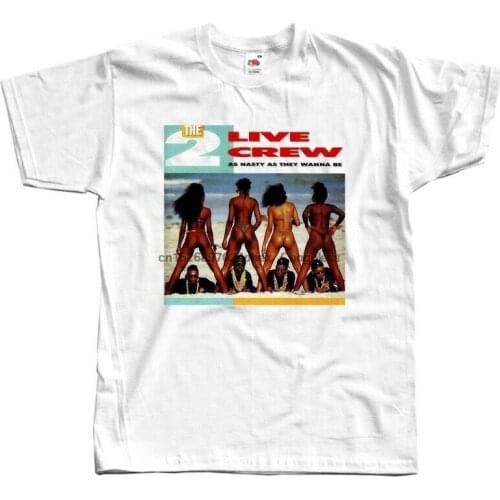 2 Live Crew - As Nasty as They Wanna Be album cover T-SHIRT DTG WHITE S-5XL