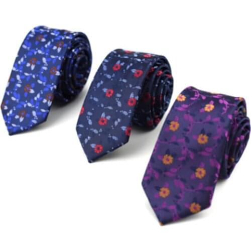 2020 New Style Men Ties 7cm Jacquard Color Woven Corbatas Para Hombre Casual Narrow Korean Sample Custom Ties