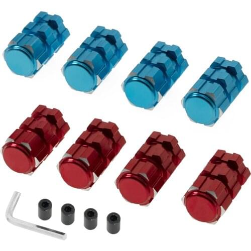 4Pcs Aluminum Alloy 17mm Hexagon Adapter 10mm Widened RC Hubs with Screws Tool For 1/10 RC Car Upgrade Part