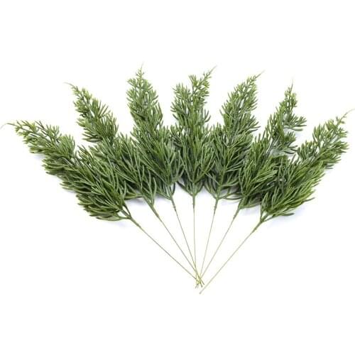 2pcs Plastic grass home decoration accessories wedding decorative flowers wreath christmas Crafts scrapbooking artificial plants