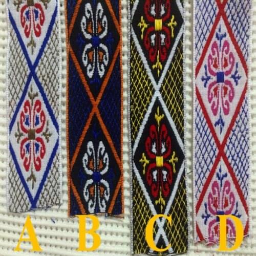 5cm T/C woven webbing,folk ribbon,ethnic ribbon,bag accessories,apparel accessories webbing,shoes webbing