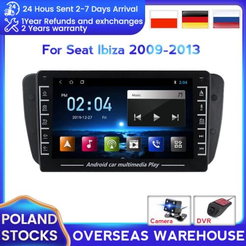 Car GPS Auto radio multimedia For Seat Ibiza 6j 2009 2010 2011 2012 bluetooth WIFI USB car navigation stereo rear camera dvr