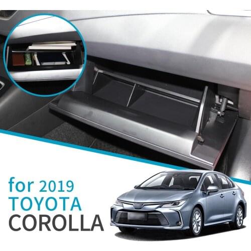 Car glove storage box for Toyota Corolla 2019 2020 2021 Interior accessories Car Co-pilot storage Cosmetic box