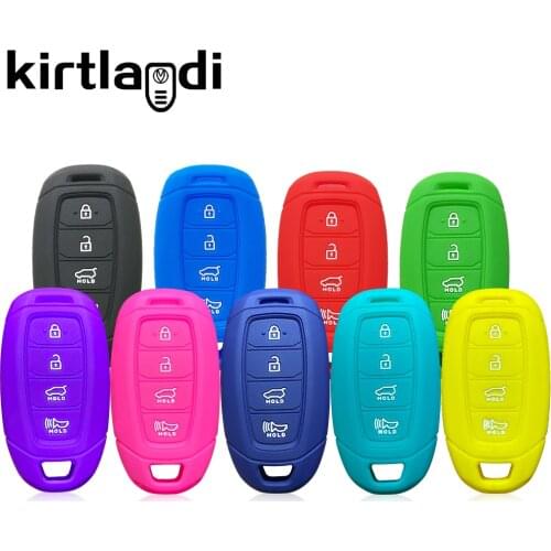 Car Key Case Key Cover for Hyundai Veloster Santa Fe Kona Ev I30 Ix35 Encino Solaris Azera Grandeur Ig Accent Palisade Fob Skin