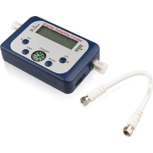 Digital Satellite Finder Dish-compass Satellite TV Signal Finder Strength Meter Receptor LCD Digital Decoder Satellite Finder
