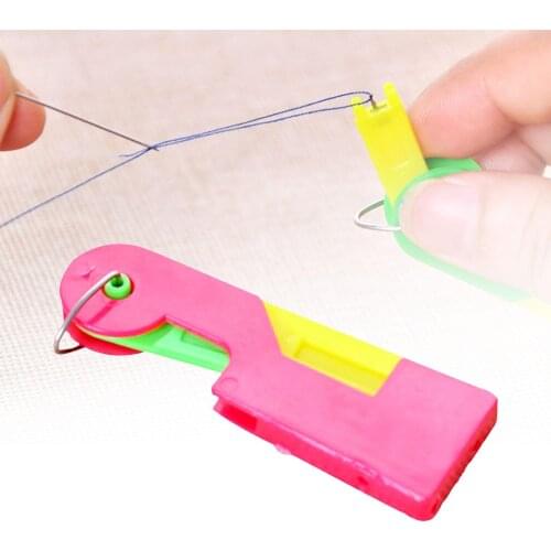 Threader Tools Practical Quickly Automatic Sewing Machine Sccessories ABS Needle Threading Device for Home Textile Supplies