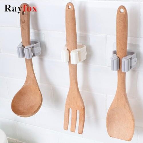Kitchen Accessories Utensils Organizer Hold Tools Wall Mounted Mop Broom Bathroom Kitchen Storage Rack Kitchen Gadgets Supplies