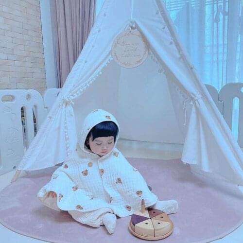 Cute Cartoon Bear Play Mat for Children Baby Crawling Carpet Floor Rug Bedroom Living Room Decor Photography Pro