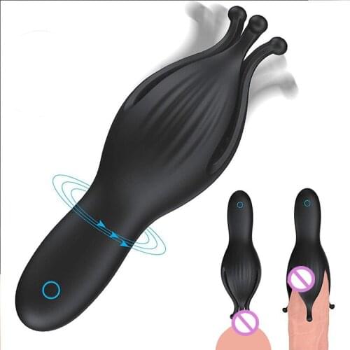 Male Masturbator Penis Massage Vibrator For Men Dick Stimulator USB Charge Body Massage Toys Waterproof Adult Toy For Men