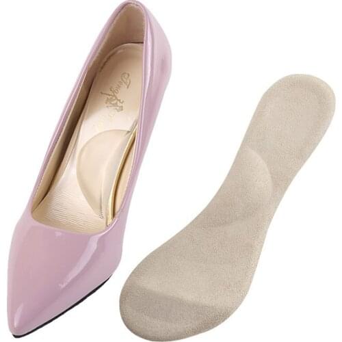 Transparent Seven-point Pad Soft High-heeled Shoes Insoles Female Shoes Summer Single Shoes Summer Non-slip Sandals Arch Pad