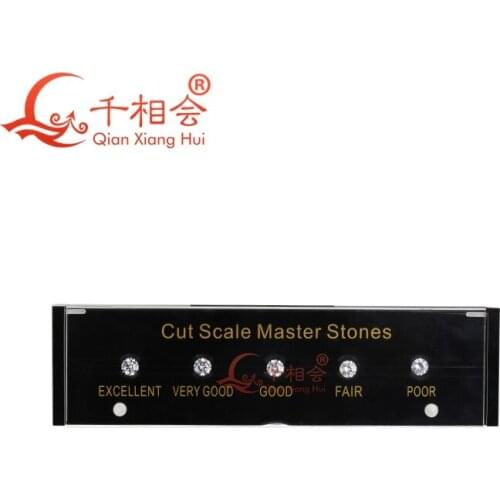 4C Dia mond cut Scale cz Master Stone round shape with laser cubic zirconia stone Tester Tools