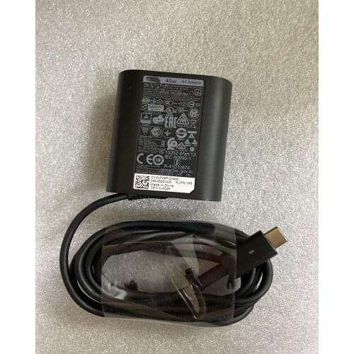 New USB Type-C Charger AC Adapter For Dell Laptop 45W 20V 2.25A HA45NM180 JFC9P 0JFC9P