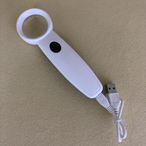 Handheld High-Definition Charging Magnifying Glass Led Light Reading Magnifying Glass