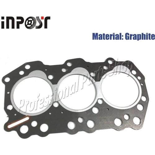 Head Gasket For Mitsubishi S3Q S3Q2 Engine Caterpillar 303.5C 303C (Graphite)