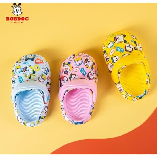 Girls Sandals Boys Sandals Toddlers Medium Kids Beach Shoes 2021 Summer Slippers 2 In 1 Covered -toes Anti-kick Fashion Slides