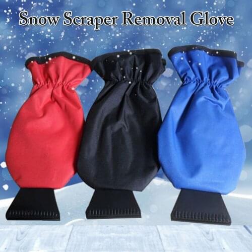 Snow Scraper Removal Glove Cleaning Snow Shovel Ice Scraper Tool For Auto Window Outdoor Car